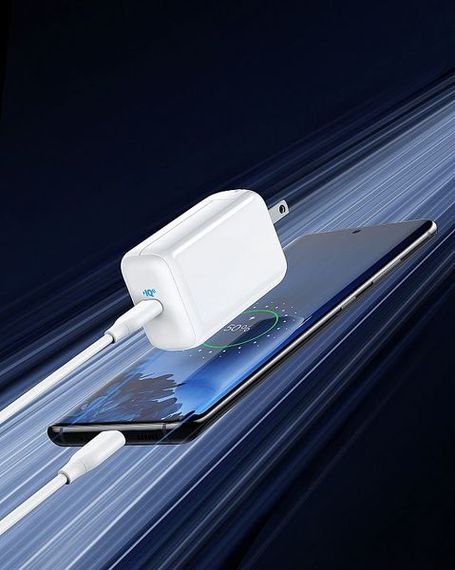 мережева зарядка ANKER PowerPort III - 65W Pod PPS+GaN (Білий) (A2712H21) | Зображення 2