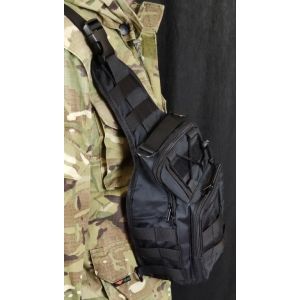 Тактическая сумка на плечо BLACK