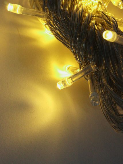 ОЧЕНКА! Гірлянда 100LED 9 м цв. білий дріт (Плохе паковання 2578) | Зображення 2