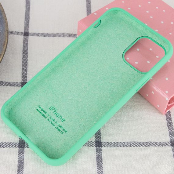 Чохол Silicone Case Full Protective (AA) для Apple iPhone 11 Pro (5.8") Зелений / Spearmint | Зображення 2