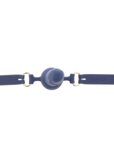 Кляп у вигляді фалоса Silicone Penis Ball Gag Blue Sex Aura | Зображення 5