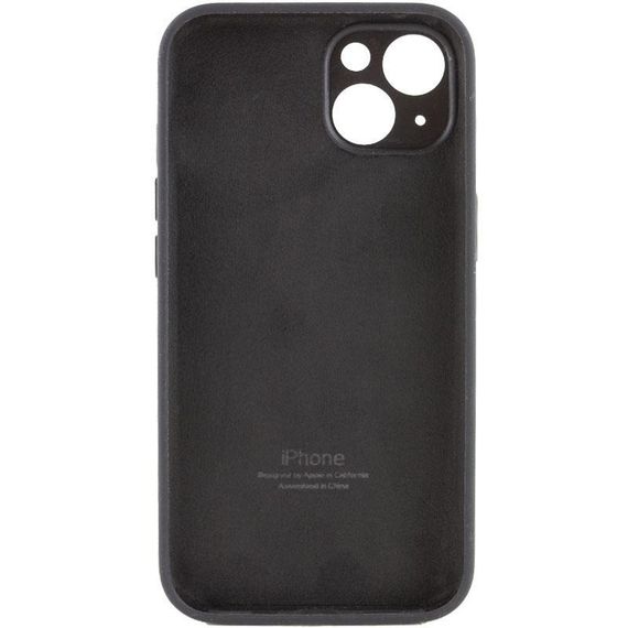 Чохол Silicone Case Full Camera Protective (AA) для Apple iPhone 15 Plus (6.7") Чорний / Black | Зображення 1