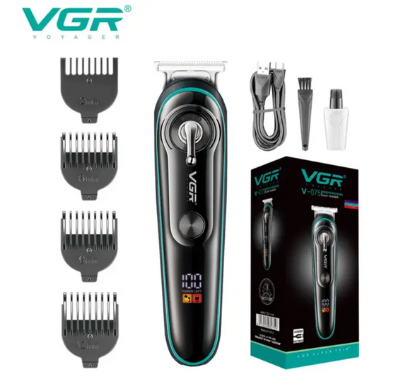 Профессиональный триммер для бороды и усов VGR V-075 ∙ Машинка VGR V-07 для стрижки волос и бороды | Зображення 3