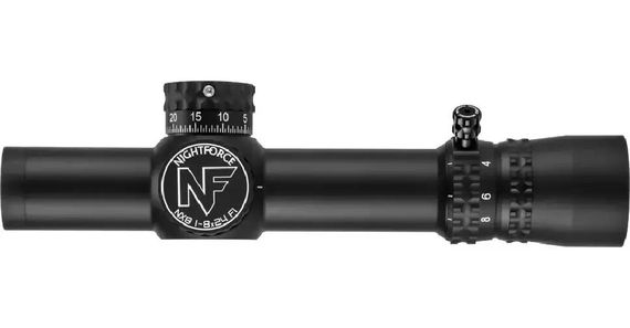 Приціл Nightforce NX8 1-8x24 F1 ZeroS 0.2 сітка Mil FC-Mil з підсвічуванням