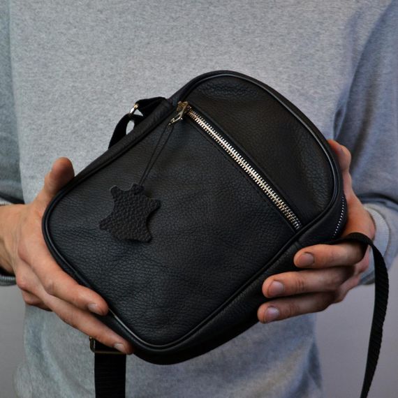 Сумка через плечо, Повседневная сумка-мессенджер, Мужская сумка для документов, Мужская кожаная сумка | Зображення 1