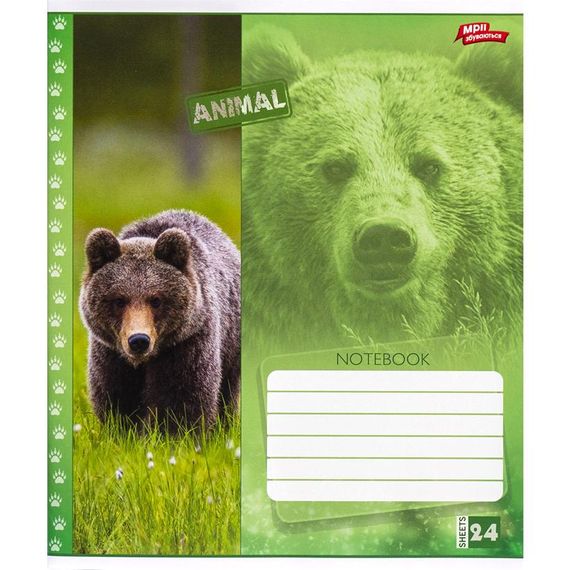 Зошит учнівський А5/24 лін. Animal 3519N Мрії збуваються Вид 4