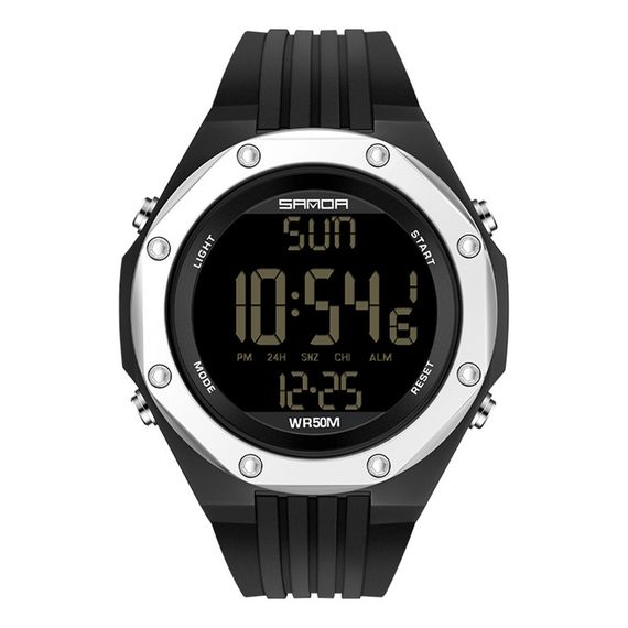 Часы Sanda 6093 Black-Silver