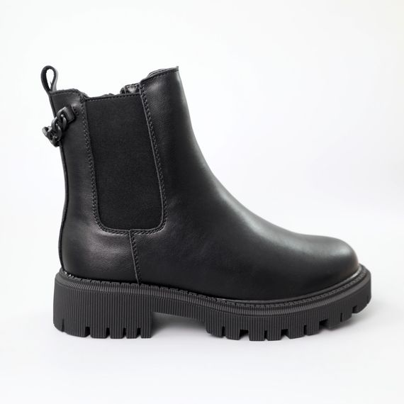 Челсі шкіряні хутро 586860 Чорні 36 37 38 40