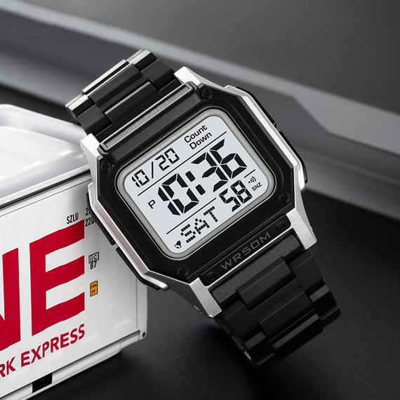 Skmei 2264BKSIWT Black-Silver-White | Зображення 4