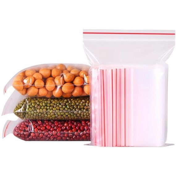 Пакети із замком Zip-Lock ZL-9_13 розмір 9х13 см 100 штук | Зображення 1