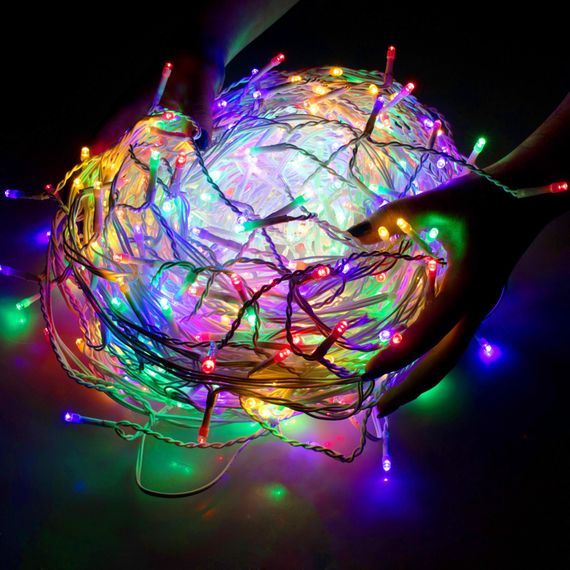 Гірлянда бахрома вулична (зовнішня) Springos 20 м 500 LED + Flash CL0519 Mix | Зображення 2