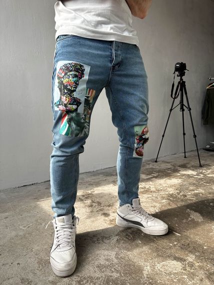 Джинси світло-сині дтф | 73-1/247