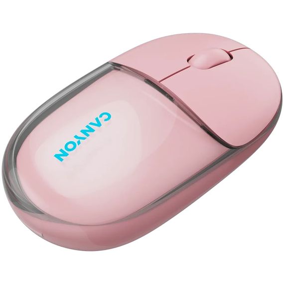 Мышь компьютерная безпроводная Canyon OnClick 24 Pink CNS-CMSW24P розовая | Зображення 6