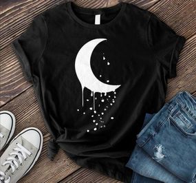 Футболка жіноча з принтом повсякденна L Чорний