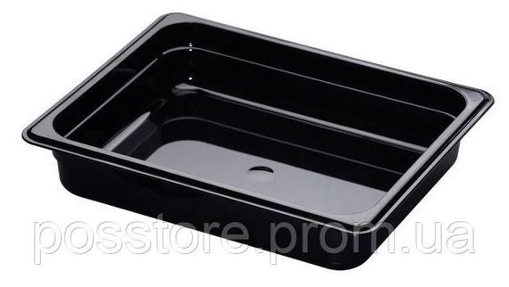 Гастроемкость GN 1/2-65 из чёрного поликарбоната, Cambro (22CW-110)