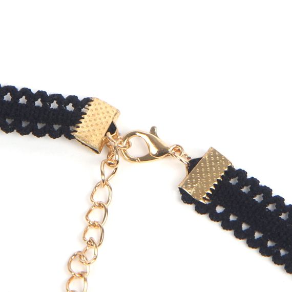 Гартер на ніжку Star Night з підвісками із золотистих ланцюжків та ряду перлин, One Size sexstyle | Зображення 4