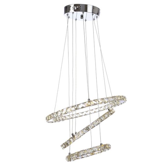 Люстра подвесная хрустальная LED 39W WW CH (BR-969S/3)
