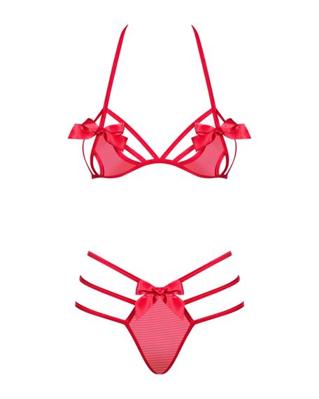 Комплект Obsessive Giftella set Красный S/M | Зображення 3
