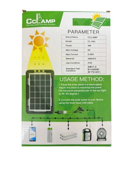 Солнечная панель батарея 4W CL-642 | Зображення 1