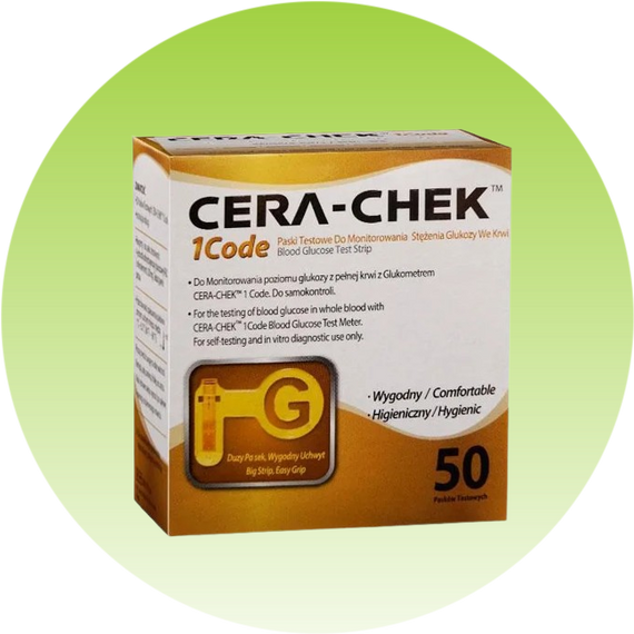 Тест-смужки Cera Chek 1 Code 50 шт