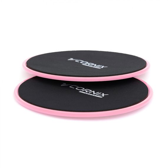 Диски-слайдери Cornix Sliding Disc для ковзання (глайдингу) 2 шт XR-0182 Pink | Зображення 2
