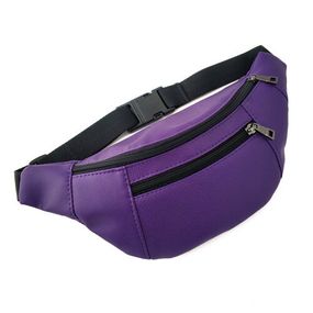 Сумка на пояс BUMBAG з екошкіри фіолетова (EBB2_FIO)