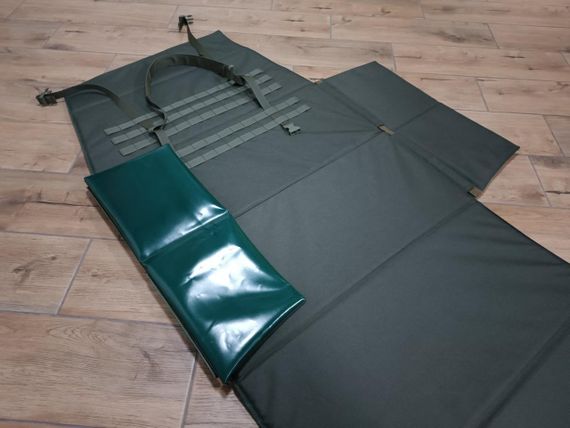 Мат килимок стрілецький тактичний військовий Олива 195*120 см з 6 секцій зложується з бічними вставками знімними | Зображення 3