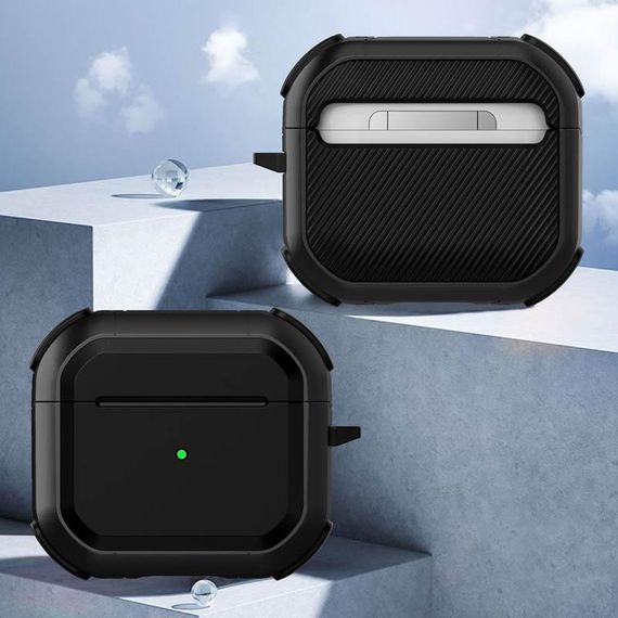 Футляр протиударний Black ed. для навушників Airpods 3 Black | Зображення 1