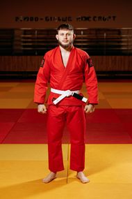 Кімоно для джиу - джитсу червоне, TM "Kintayo", 160 зріст, щільність 450 гр/м.кв.