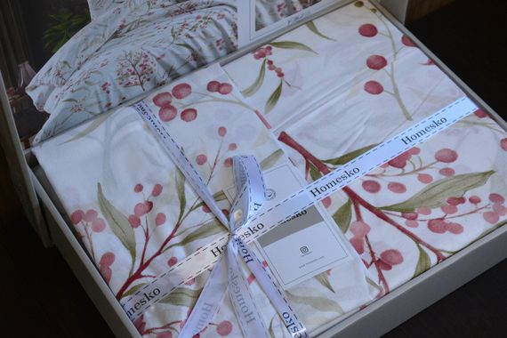 Постельное белье First Choice Homesko Ranforce 200 х 220 см Tegan Powder | Зображення 2