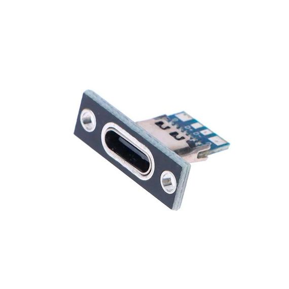 Врезной разъем, гнездо USB Type-C 4-pin мама под пайку