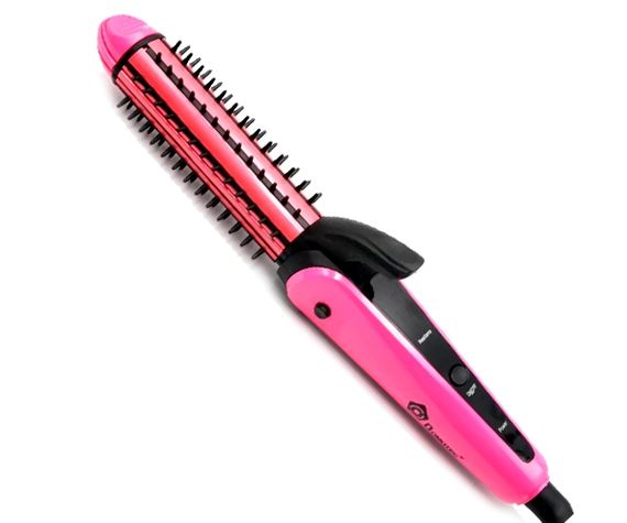Плойка для волос 3в1 (гофре, плойка, утюжок) Domotec MS-4906 розовая 25W (MS-4906_469) | Зображення 4