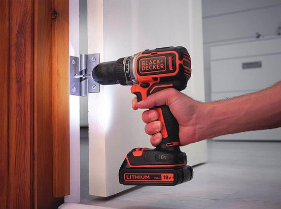Дрель-шуруповерт аккумуляторная бесщёточная BLACK+DECKER BL186KB | Зображення 4