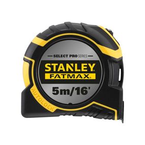 Рулетка измерительная FatMax®Autolock длиной 5 м/16, шириной 25 мм, в прорезиненном корпусес, двухсторонней шкалой STANLEY