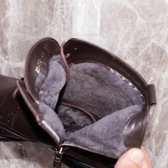 Ботинки зимние Ikos коричневые 44 размер | Зображення 2