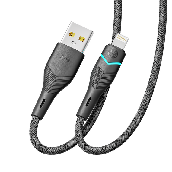 USB Ridea RC-RL15 RGB Light Lightning 12W 1.2m | Зображення 3