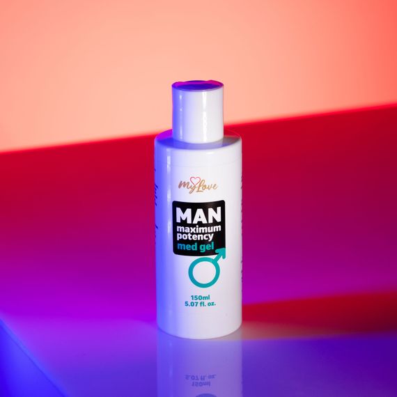 Інтимний гель-лубрикант для чоловіків - MyLove Man Maximum Potency Med Gel, 150 мл | Зображення 2