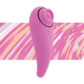 Пульсатор для клітора плюс вібратор FeelzToys - FemmeGasm Tapping & Tickling Vibrator Pink sexstyle