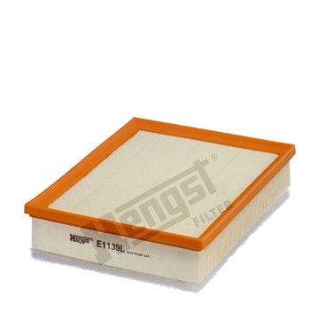 Фильтр воздушный с поролоном Renault Laguna 1.5-2.0 i/Turbo/dCi 06-, Hengst, E1139L,