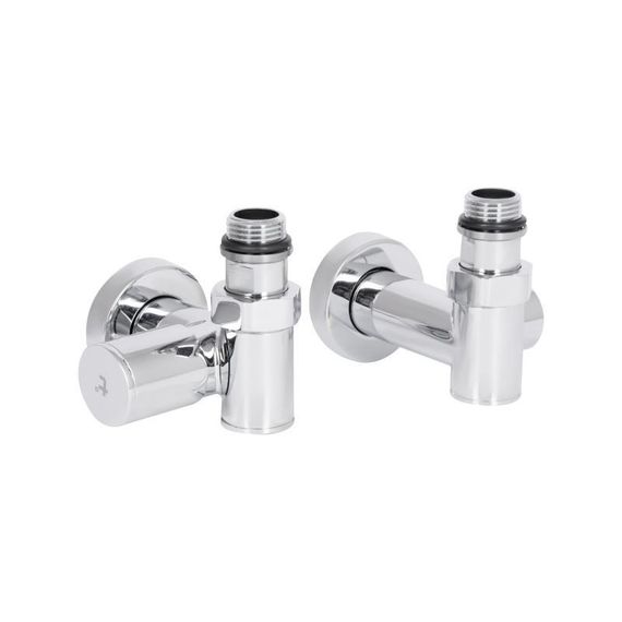 Комплект кранів Thermo Alliance Standart 1/2", хром, для сушарки для рушників кутовий SF395W15HE | Зображення 2