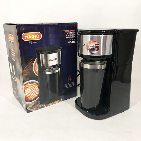 Кавоварка крапельна Magio MG-449 для дому та офісу, кавоварка для приготування кави | Зображення 6