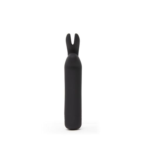 Міні вібратор Happy Rabbit Rechargeable Bullet BLACK | Зображення 1