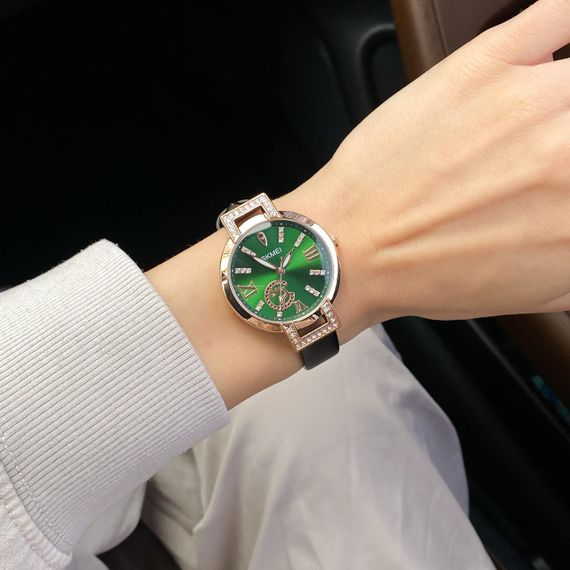 Жіночий годинник Skmei 1977GNBK Green-Black | Зображення 6