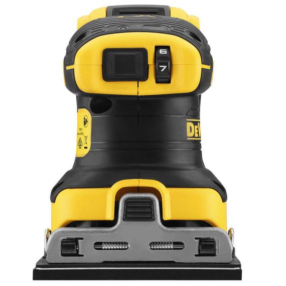 Шлифмашина вибрационная аккумуляторная 115х108 мм DeWALT DCW200NT | Зображення 4