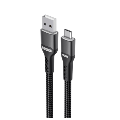 Кабель USB Type-C Havit HV-CB6217 3,0A 1м чорний | Зображення 1