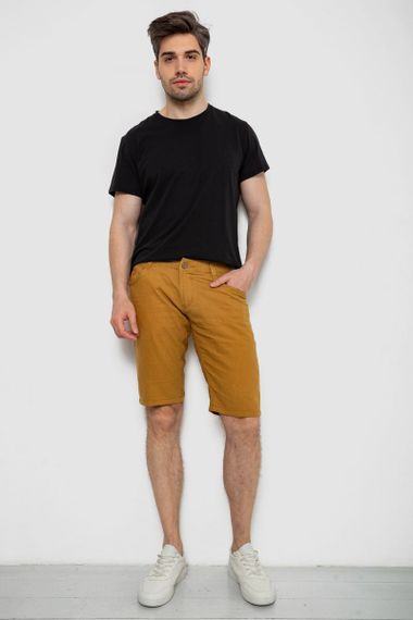 Шорты мужские, цвет темно-горчичный, 238R2489 | Зображення 1