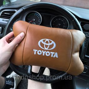 Автоподушка подарунок Toyota, Подушки під голову в машину, Подушки для шиї на підголівник NQ-82