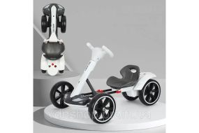 Машина детская электро HL-B6 с аккум.6V, 4.5A, 6км.ч, до 50кг, 3-8 лет белая