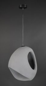 Люстра підвісна на 1 лампочку 27906 Чорний 50-170х35х35 см.