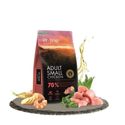 Корм сухой Profine Small Chicken and Potatoes для взрослых собак мелких пород, с курицей и картофелем, 7 кг | Зображення 1